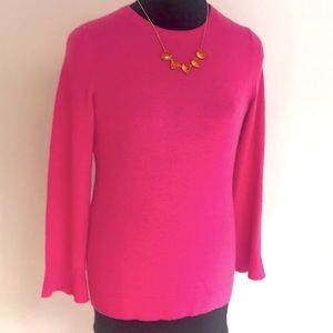 TALBOTS Classic Fuchsia Knit Sweater NWT